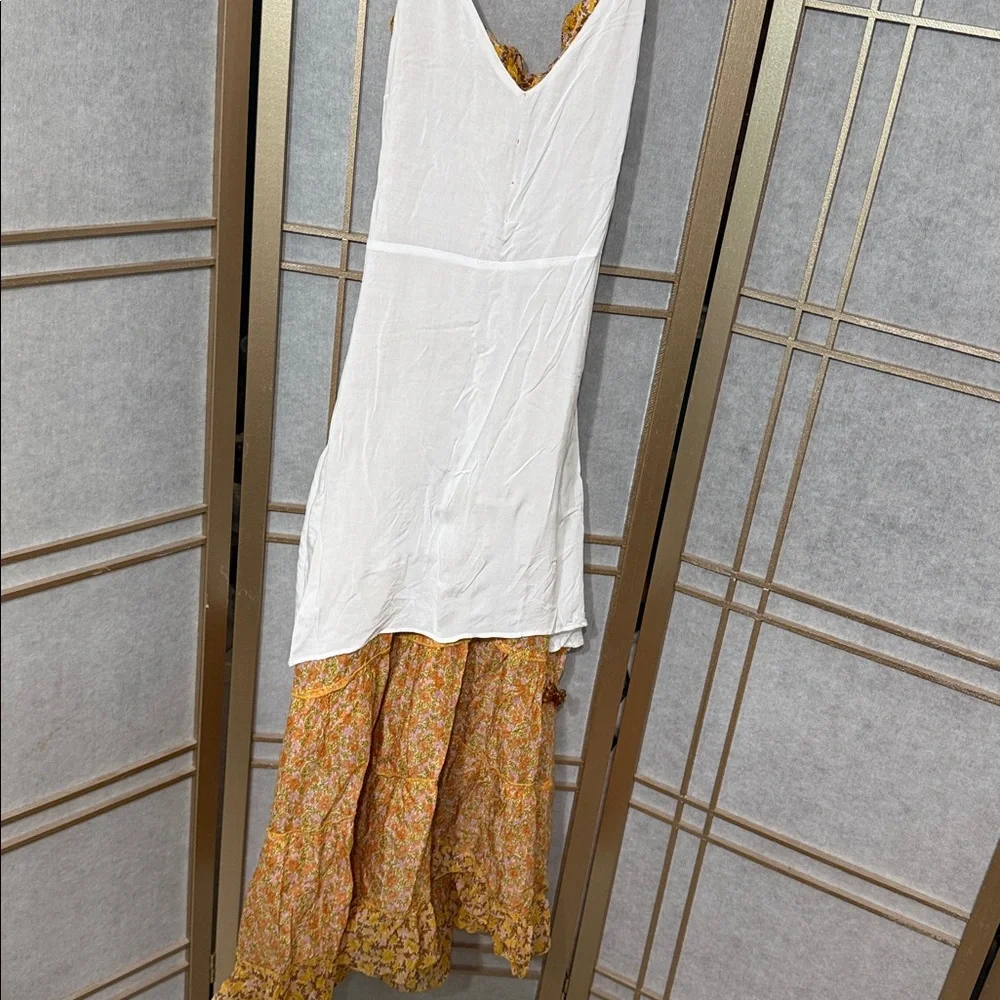 MAJE Rissol Floral Ruffle Sleeveless Cotton Dress US Size Small - Picture 12 of 16